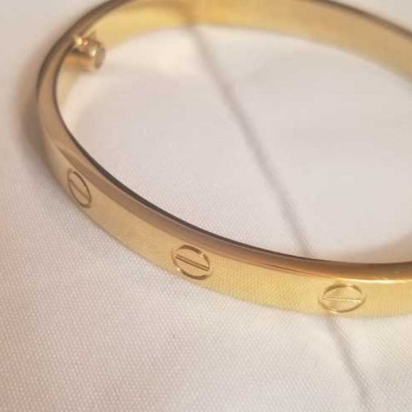 Beautiful 14k Gold Filled & Stainless Steel- Size 18 6mm - Picture 3 of 13